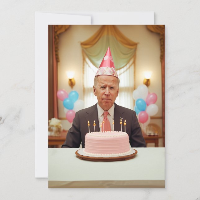 Convites Feliz aniversário Joe (Frente)