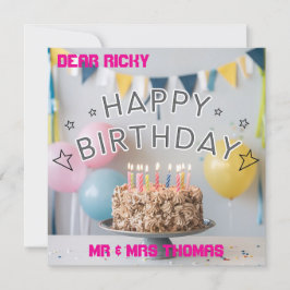 Convites Feliz aniversário para você! 🎉 🎂