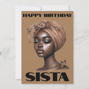 Convites Feliz Aniversário Sista Black Girl Magic Melanin L