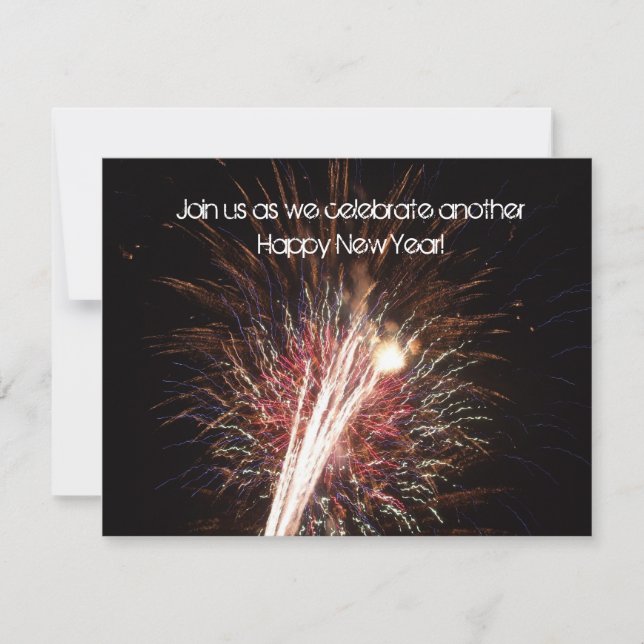 Convites Feliz ano novo (Frente)