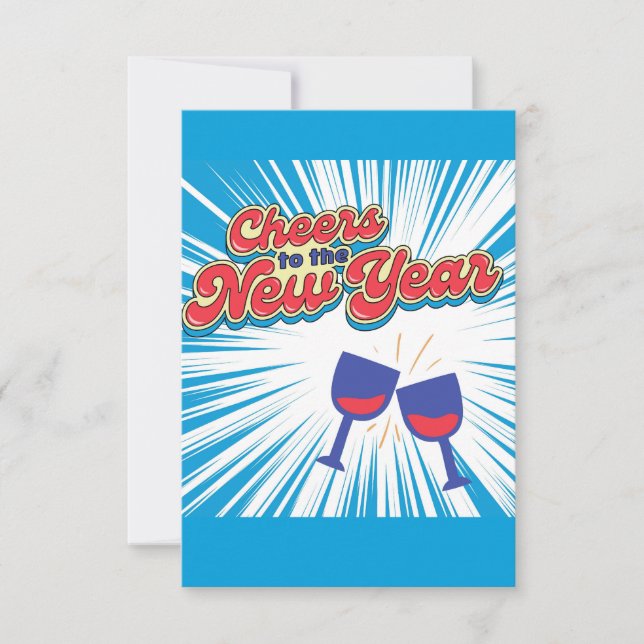 Convites feliz ano novo (Frente)