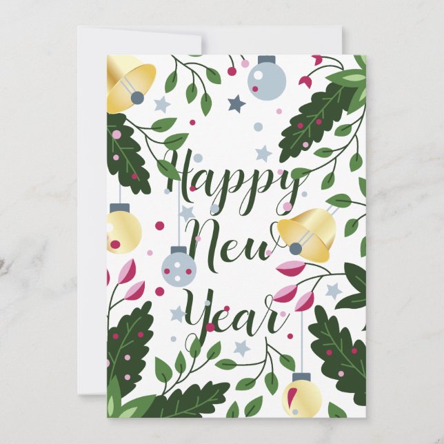 Convites Feliz ano novo e Feliz Natal (Frente)