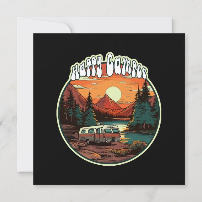 Convites Feliz Camper (Verso)