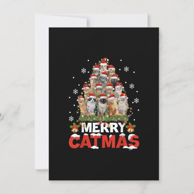 Convites Feliz Catmas Natal Pijamas X mas Sueco Feio (Frente)