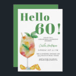 Convites Feliz coquetel verde bebe 60º aniversário<br><div class="desc">Orange Fun Beink 60th Birthday Invitation Happy Green Cocktail Beber 60th Aniversário Invitation Torne o seu evento memorável com este divertido convite para frutado de aquarela verde bebe 60º aniversário. As cores vibrantes e os pincéis macios dão ao design uma sensação caprichosa e artística, fazer-a uma escolha perfeita para um...</div>