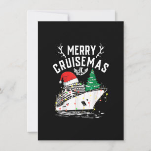 Convites Feliz Cruisemas 2022 Cruzeiro Chapéu de Papai Noel