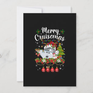 Convites Feliz Cruzeimas 2022 Cruzeiro Papai Noel Chapéu Re