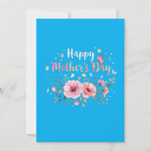 Convites Feliz Dia das Mães 2026 Floral Fofo para Mulheres