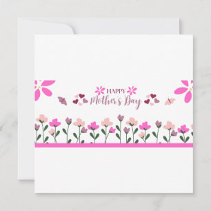Convites Feliz dia das mães Design multi Cores