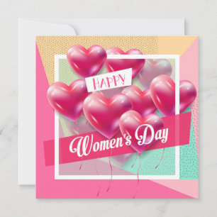 Convites Feliz dia das mulheres! 8 de março Feriado Interna