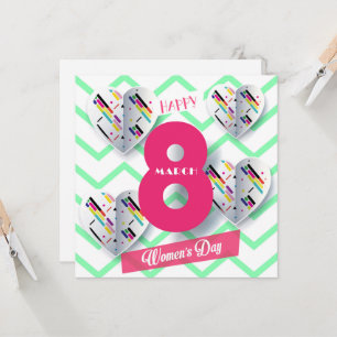 Convites Feliz dia das mulheres! Feriado Internacional de 8