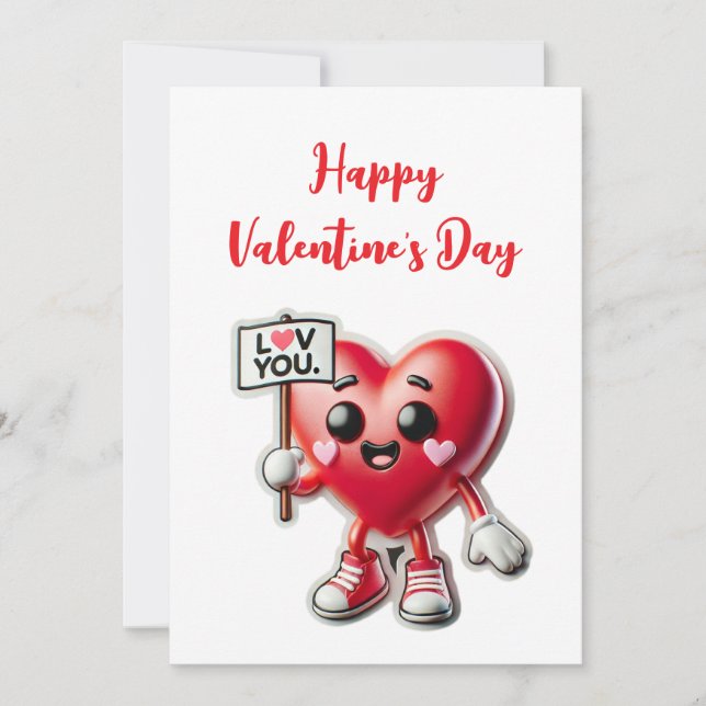 Convites Feliz dia de os namorados (Frente)