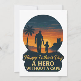 Convites Feliz Dia de os pais - Um Herói sem Cabo