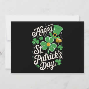 Convites Feliz Dia de São Patrício Patrimônio Irlandês St P
