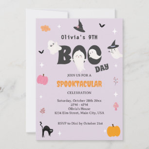 Convites Feliz Dia do Boi Celebração do Dia de Boo Spooky