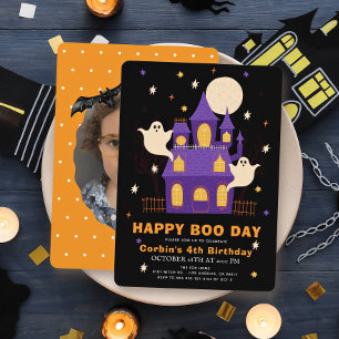 Convites Feliz Dia do Boo Casa Assombrada Fantasmas Anivers