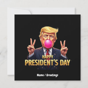 Convites Feliz Dia do Presidente Celebre Patriotismo Liberd