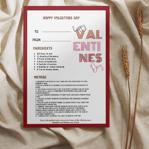 Convites Feliz dia dos namorados  Receita para amar a vida 