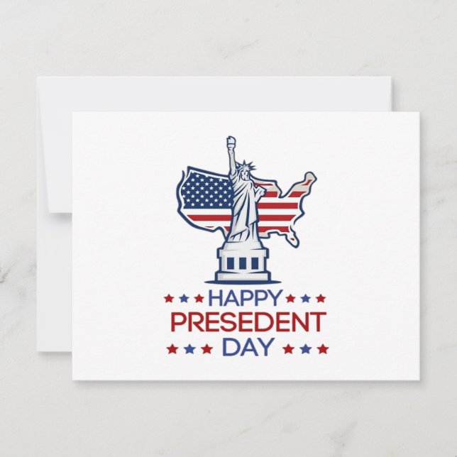 Convites Feliz dia dos presidentes 2026 Clássico (Frente)