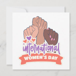 Convites Feliz Dia Internacional da Mulher
