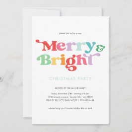 Convites Feliz E Brilhante Coloração Festiva