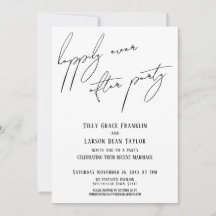 Feliz Escrita manual casual moderna do partido