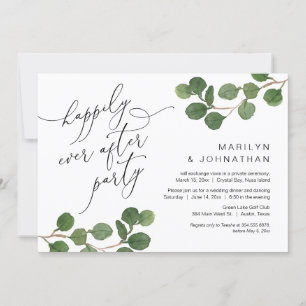 Convites Feliz Festa Depois, Elopemento, Greenerescência