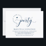 Convites Feliz Festa Depois, Janto de Elopemento de Casamen<br><div class="desc">Felizmente,  depois da festa,  carta de convite para elopementos de casamento,  em esquema preto e branco. Este livro temático de elopemento de casamento é perfeito para a festa de festa de casamento de posto de casamento. Adicione seus detalhes do convite para comemoração do elopemento de casamento. #TeeshaDerrick</div>