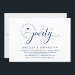 Convites Feliz Festa Depois, Janto de Elopemento de Casamen<br><div class="desc">Felizmente,  depois da festa,  carta de convite para elopementos de casamento,  em esquema preto e branco. Este livro temático de elopemento de casamento é perfeito para a festa de festa de casamento de posto de casamento. Adicione seus detalhes do convite para comemoração do elopemento de casamento. #TeeshaDerrick</div>