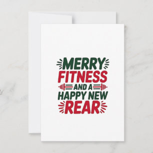 Convites Feliz Fitness e Feliz Ano Novo de Trás Fitness Nat