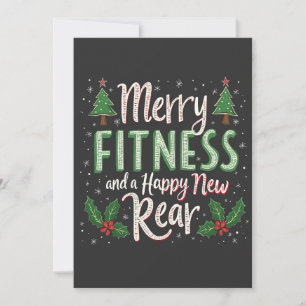Convites Feliz Fitness e Feliz Ano Novo Treino de Musculaçã