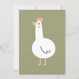 Convites Feliz frango