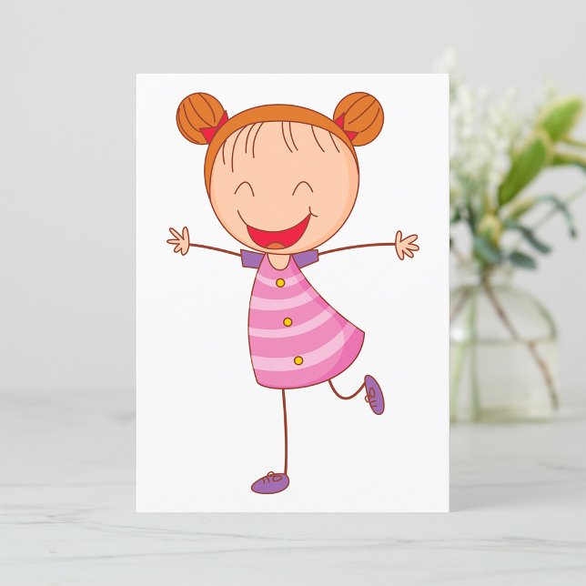 Convites Feliz Garota (Criador carregado)