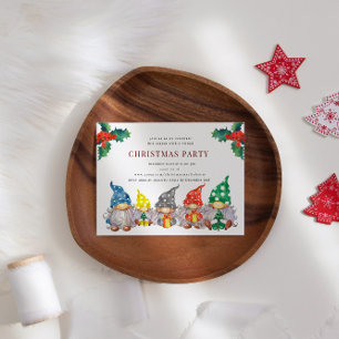 Convites Feliz Gnomos - Festa Virtual de Natal