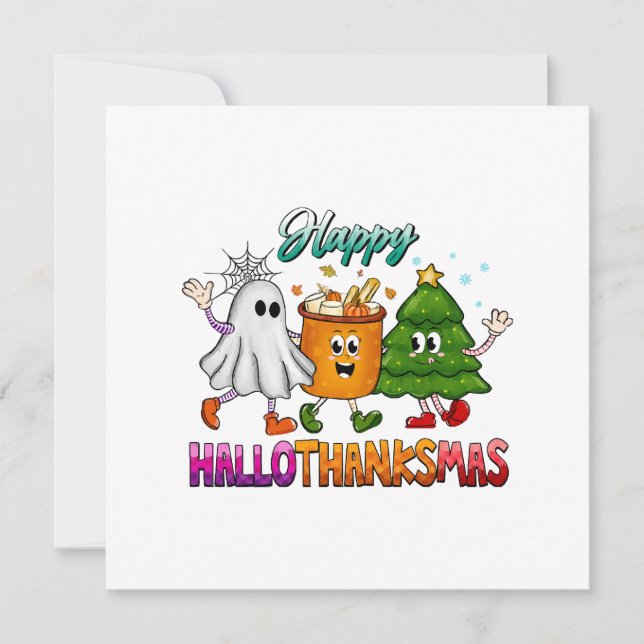 Convites Feliz Hallothanksmas (Frente)