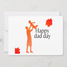 Convites Feliz Mug do Pai - Padre e Criança Silhouette - Pr