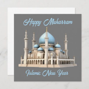 Convites feliz muharram islâmico novo ano