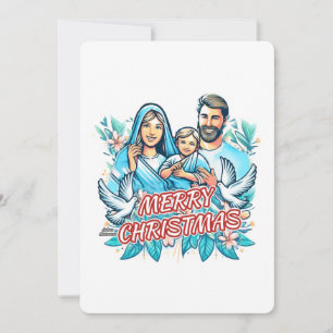 Convites Feliz Natal - A Santa Família