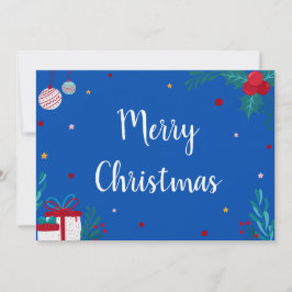 Convites Feliz Natal com Ornaments, Presents & Garland