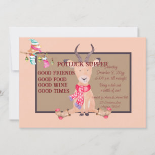 Convites Feliz Natal de Antílope