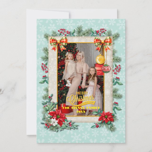 Convites Feliz Natal e Feliz ano novo por Amor (Frente)