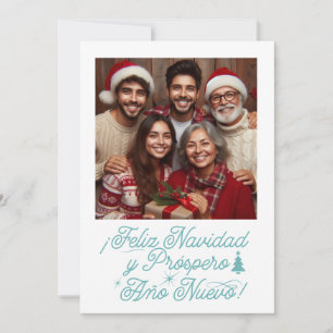 Convites Feliz Natal e Próspero Ano Novo com Foto