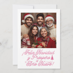 Convites Feliz Natal e Próspero Ano Novo com Foto