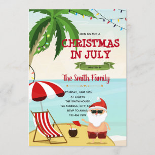 Convites Feliz Natal em julho