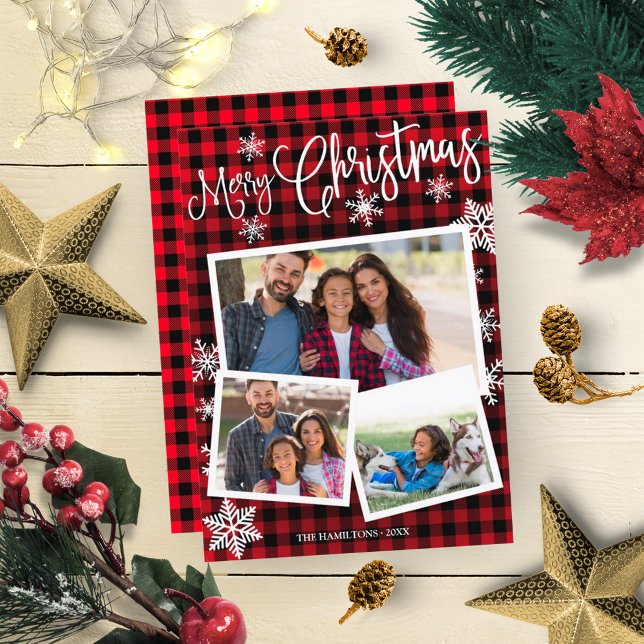 Convites Feliz Natal Frio de Neve Russo 3 Fotos (Criador carregado)