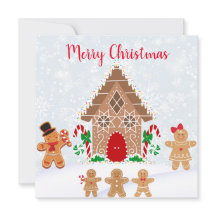 Feliz Natal Gingercake House com família