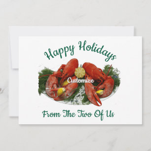 Convites Feliz Natal Jantar de Lagosta Thunder_Cove