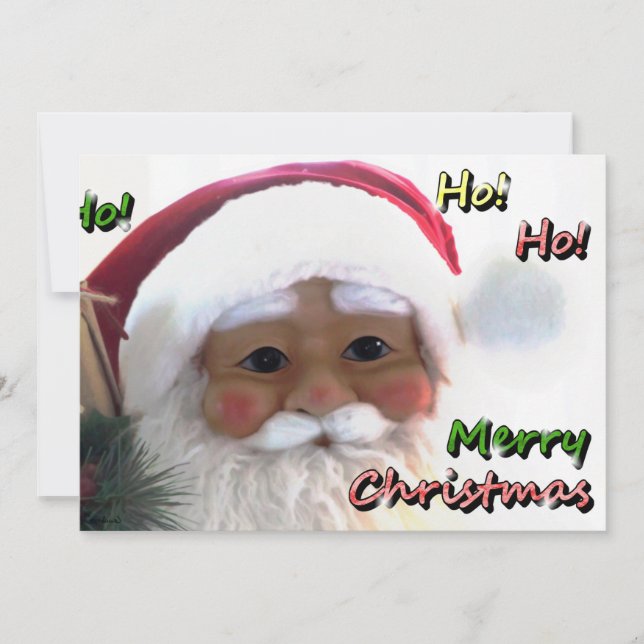Convites Feliz Natal Papai Noel (Frente)
