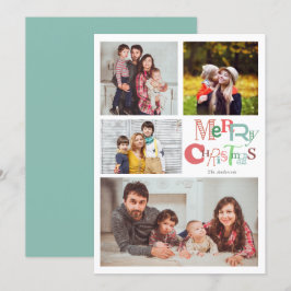 Convites Feliz Natal Tipografia 4 Fotografia Fótulo Fóco