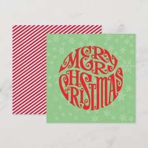 Convites Feliz Natal Tipografia Saudações Felizes